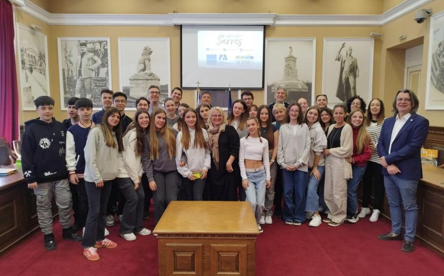 ARISTOTELIO EKPEDEFTIRIO SERRON HOSTS THE 2ND STUDENT MOBILITY OF ERASMUS+ PROJECT EVERYTHING STARTS WITH MATHEMATICS IN SERRES